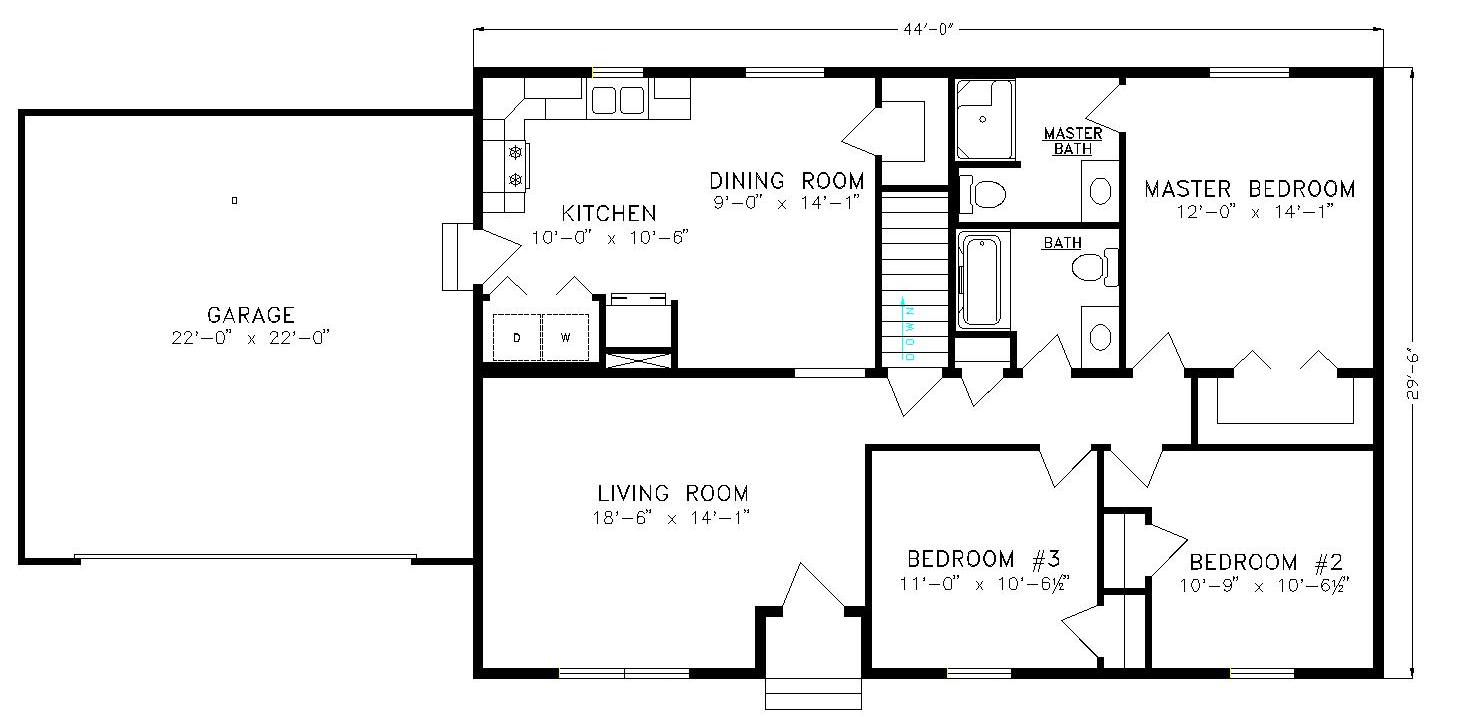 The Brookside A no nonsense basic Ranch Lake City Homes